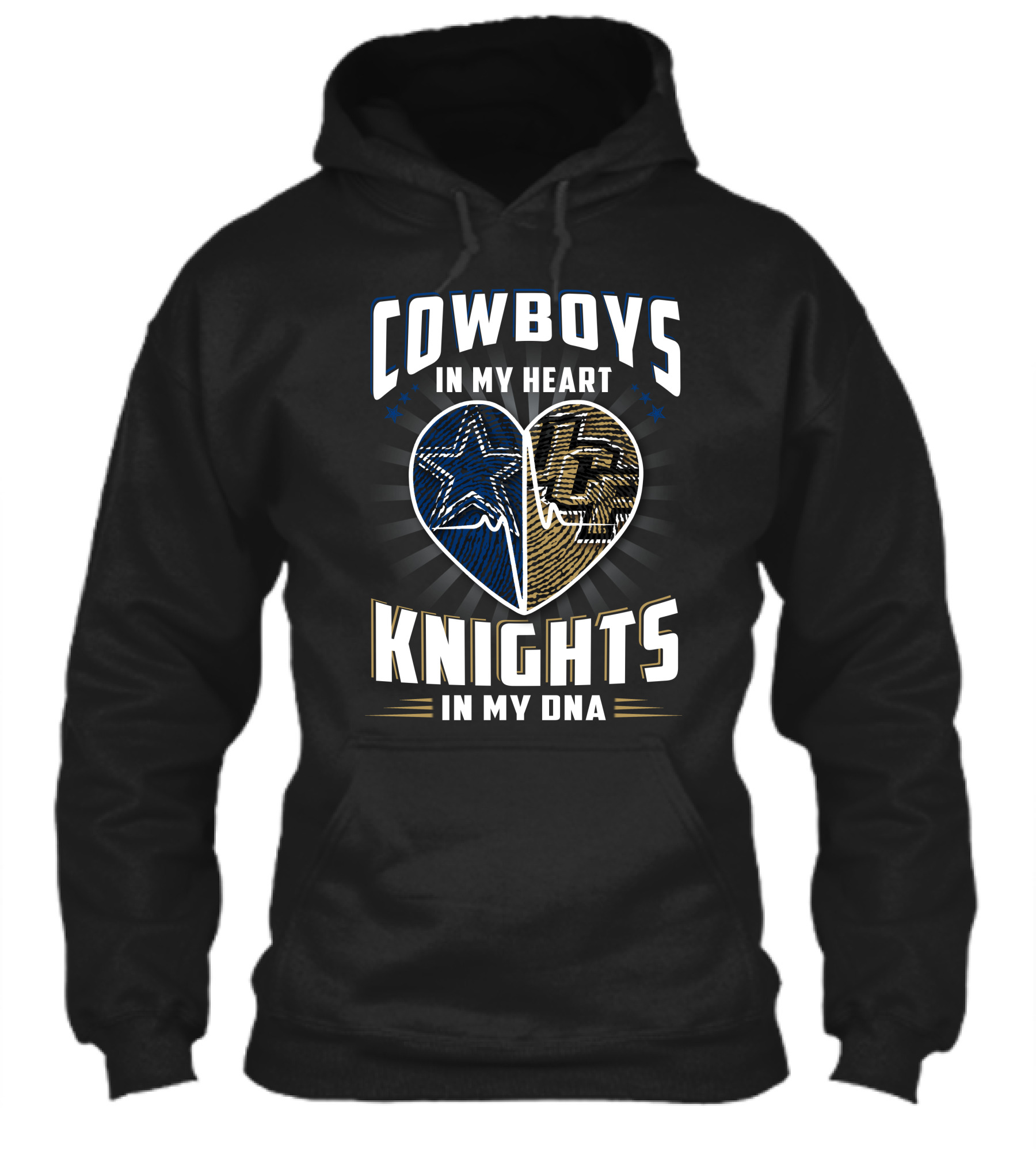 Cowboys In My Heart Knights In My Dna Shirt