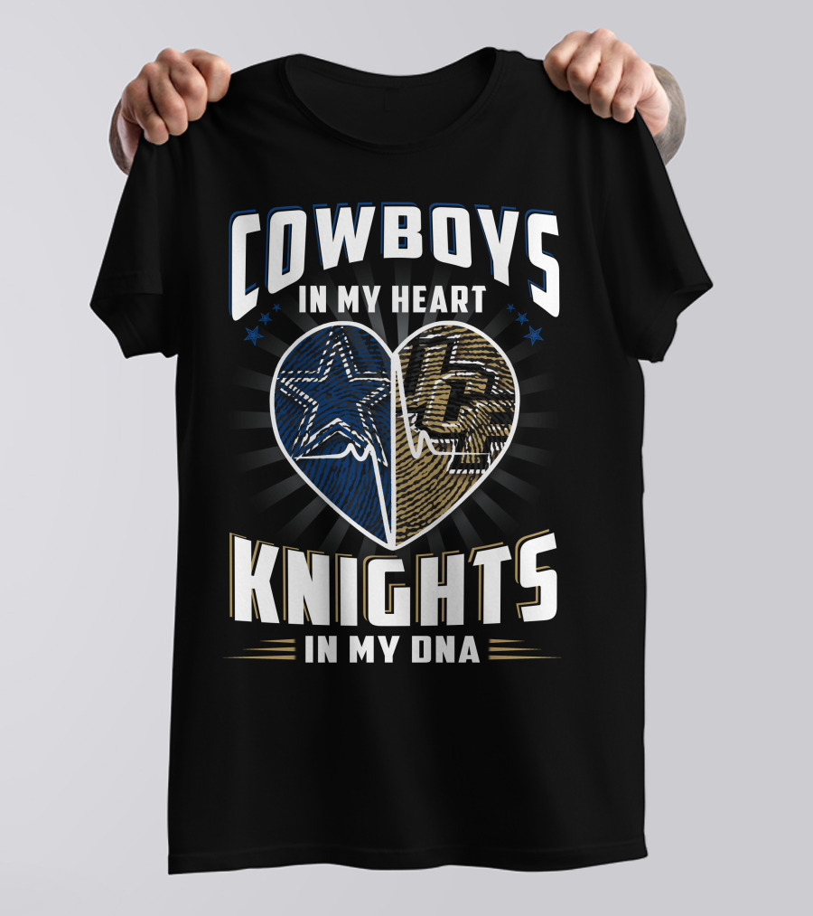 Cowboys In My Heart Badgers In My Dna Shirt