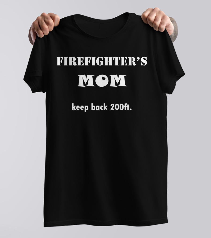 Firefighters Wife Red Text Shirt
