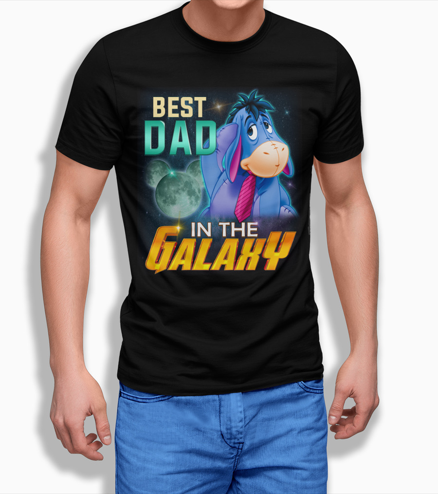 Best Dad Eeyore In The Galaxy Shirt