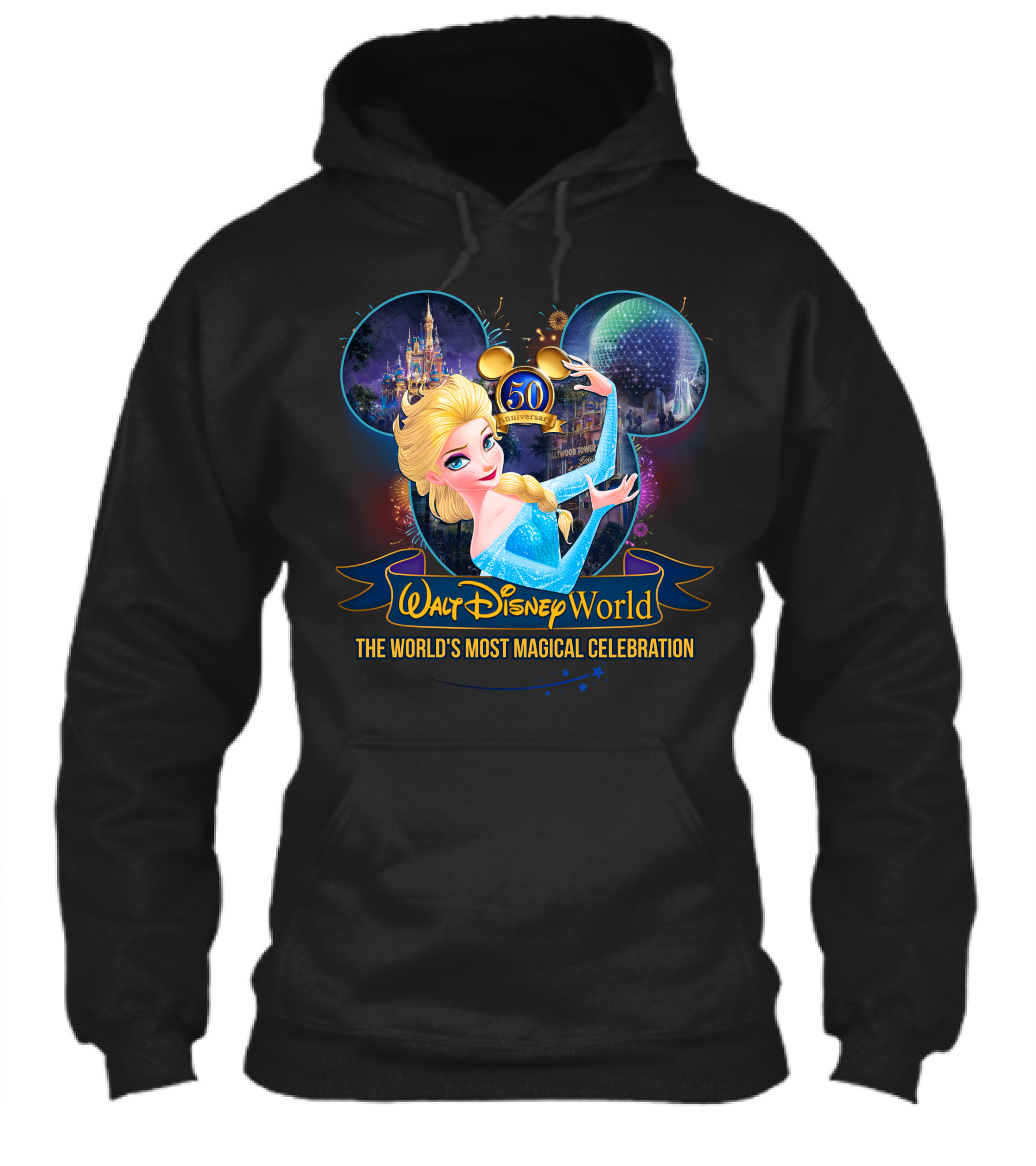 Walt Disney World 50Th Anniversary Elsa The Worlds Most Magical Shirt