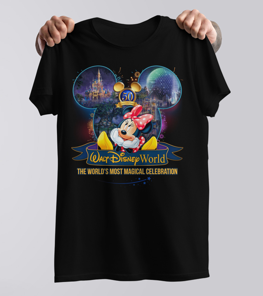 Walt Disney World 50Th Anniversary Dumbo The Worlds Most Magical Shirt