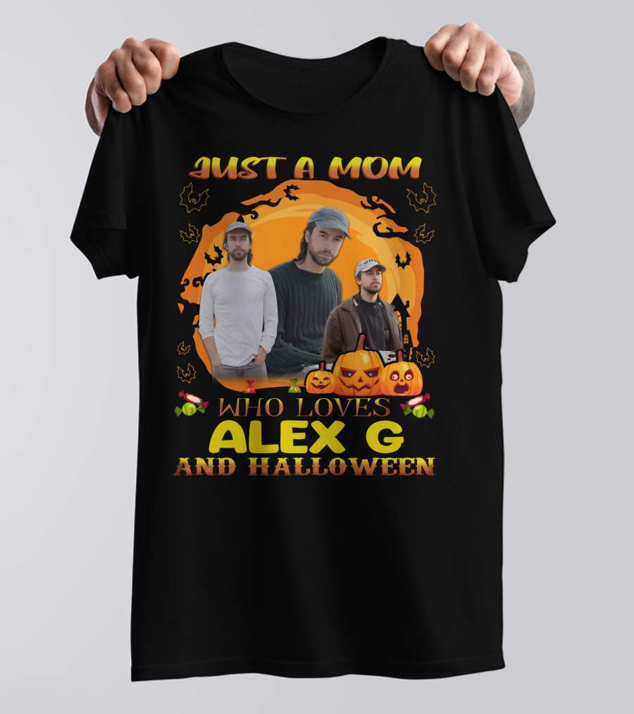 Just A Woman Who Loves Alex G And Halloween Shirt