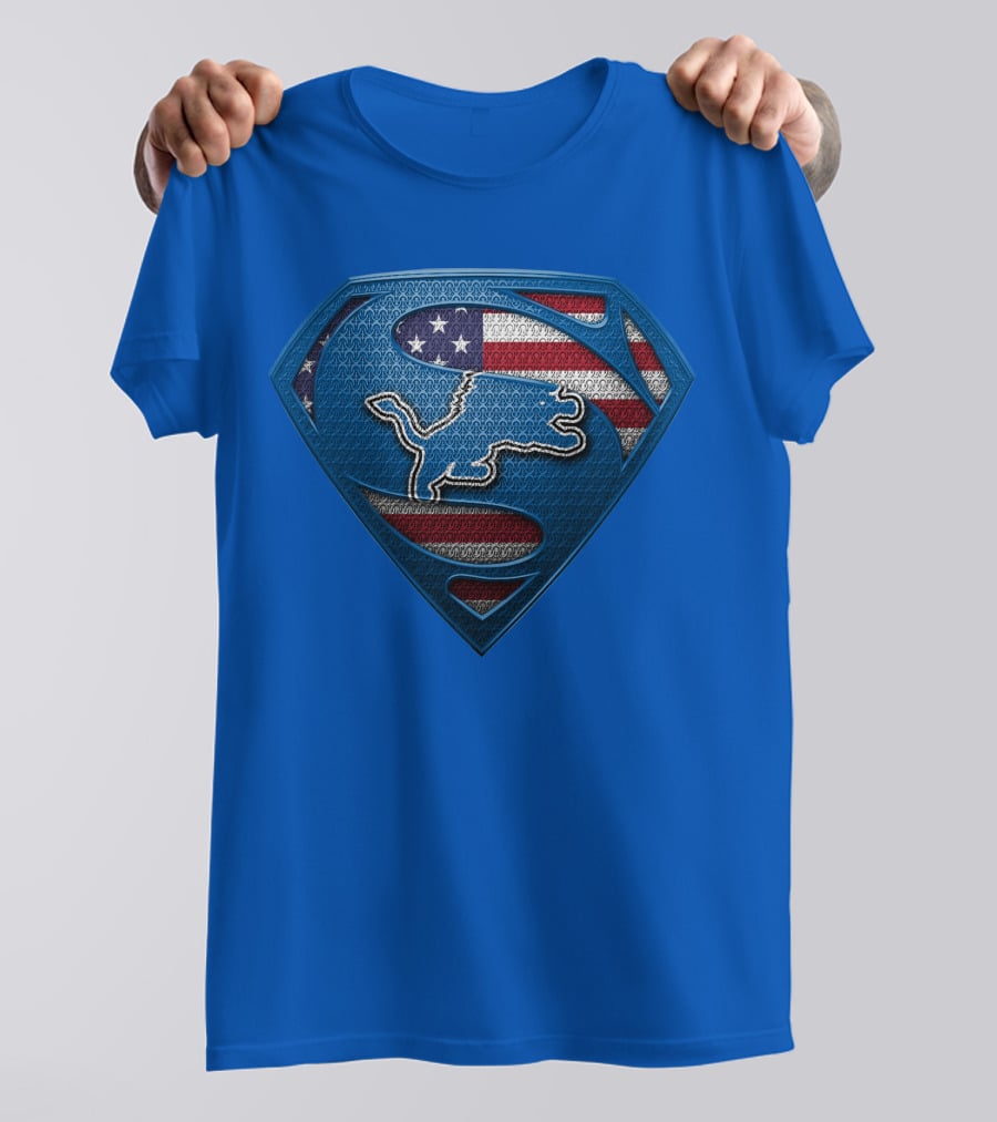 Snpfootball Detroit Lions Peanuts Helmet Blue Shirt