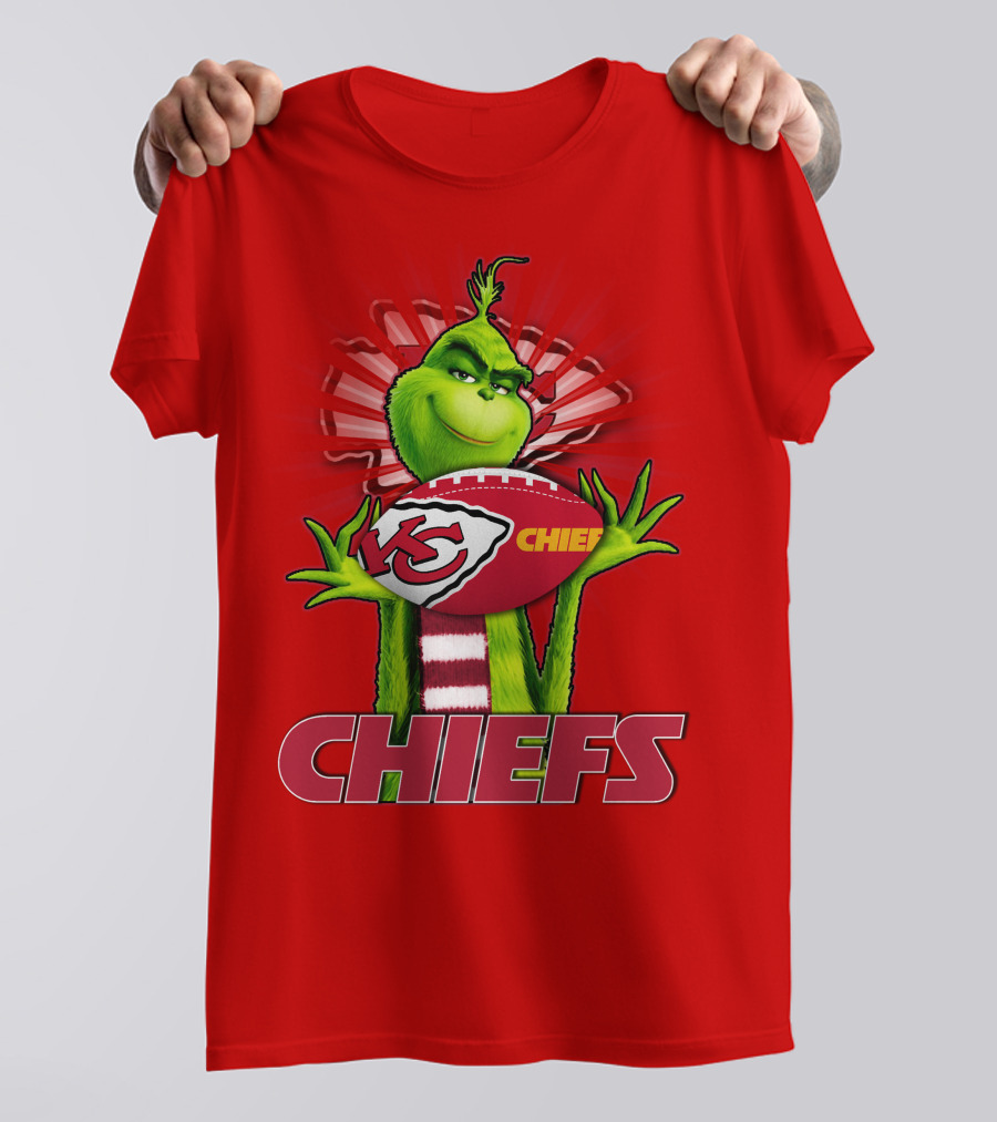 Chiefs In My Heart Kansas City Chiefs Sparkle Hearts Shirt