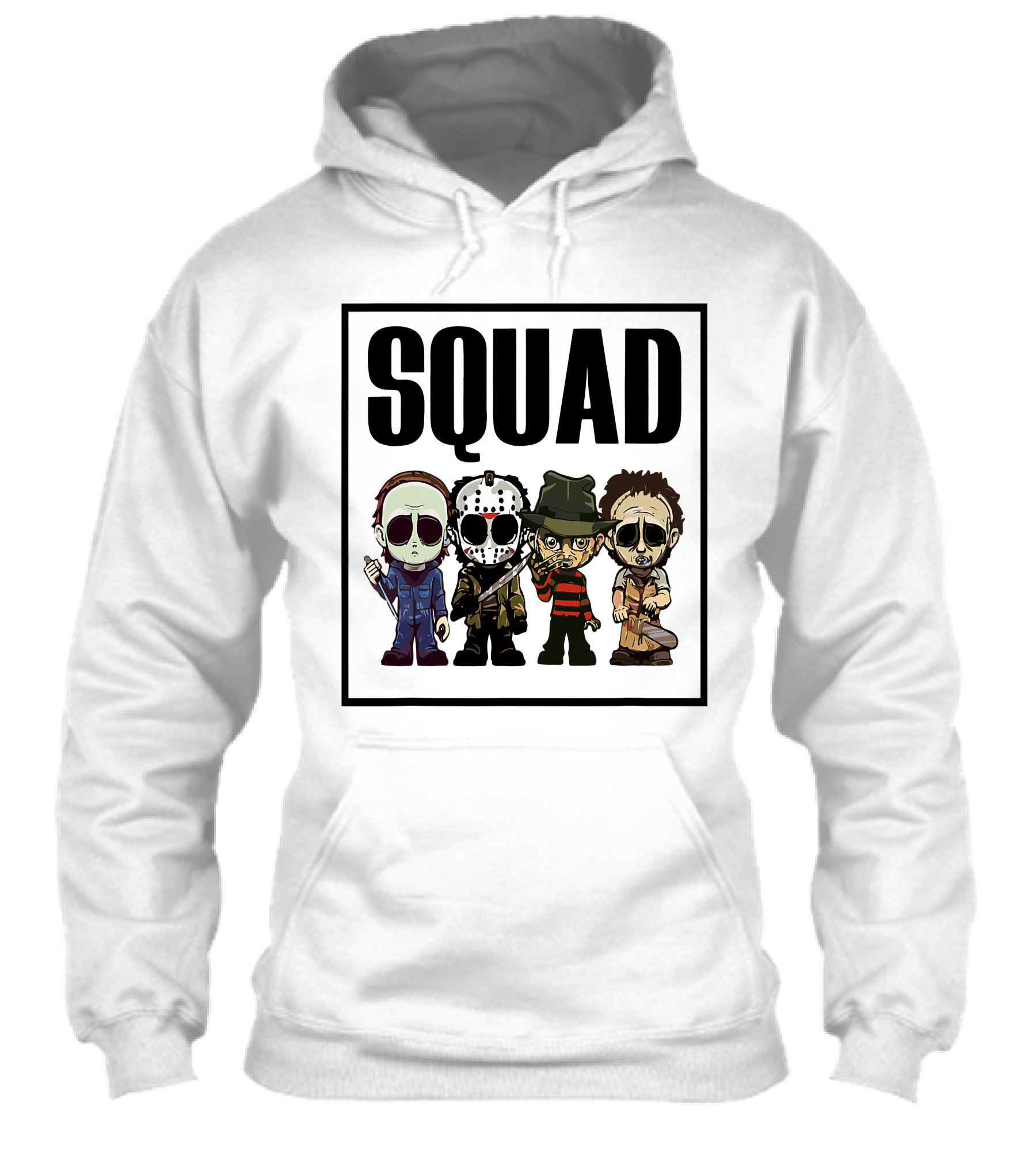 Squad Halloween Horror Characters Icons Shirt