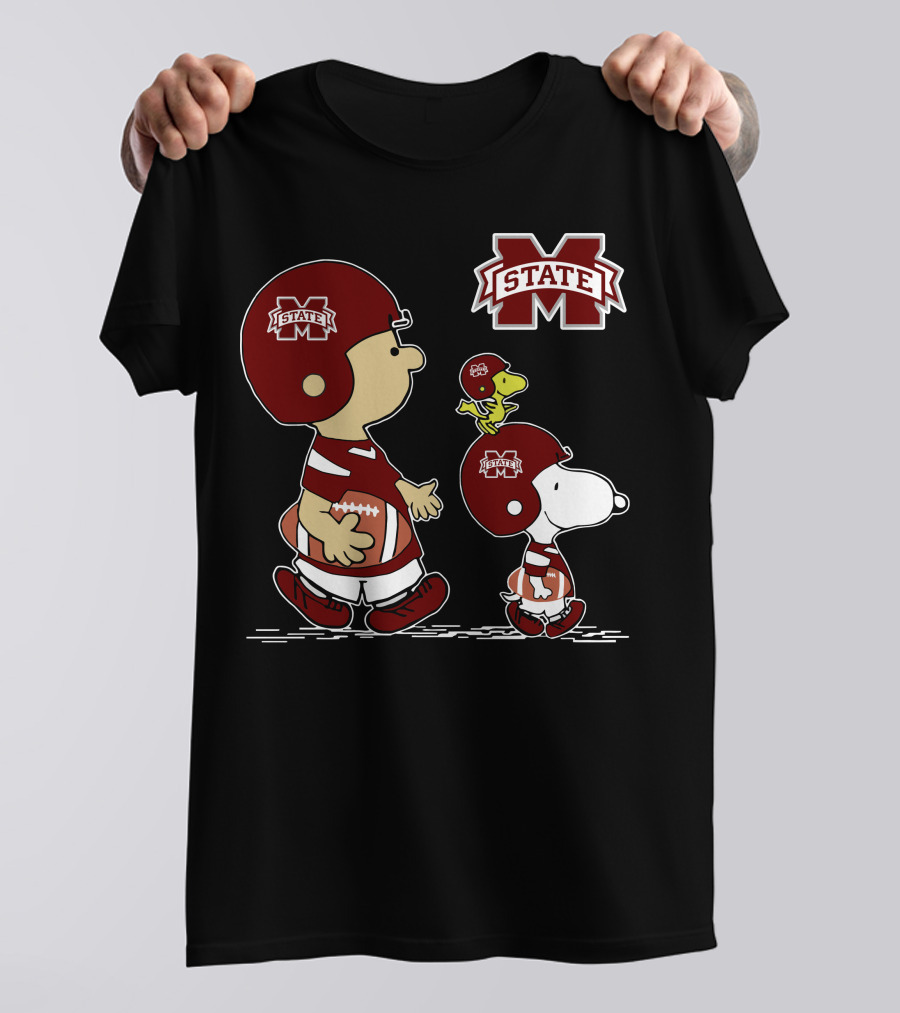 Lsu Tigers Football Peanuts Characters Helmet Shirt