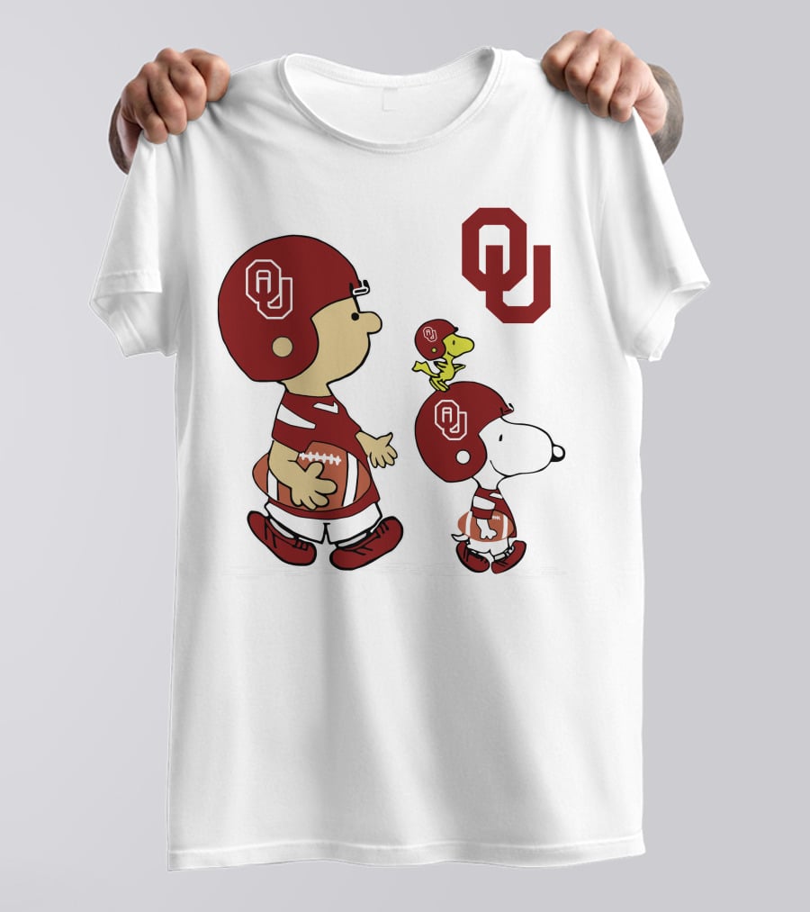 Michigan State Spartans Peanuts Characters Football Shirt