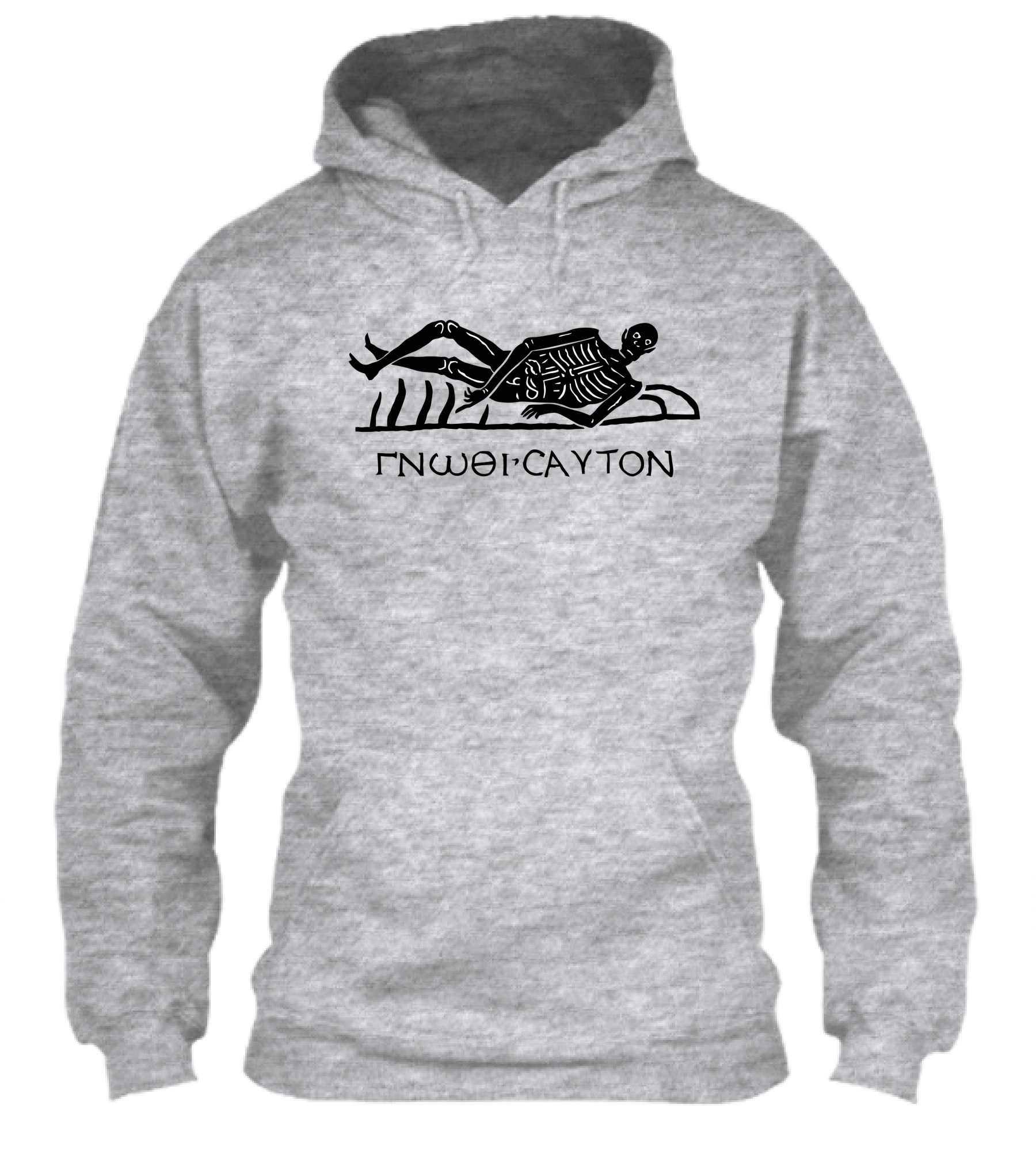 Know Thyself Gnoii Cayton Skeleton Archaeology Iconography Shirt