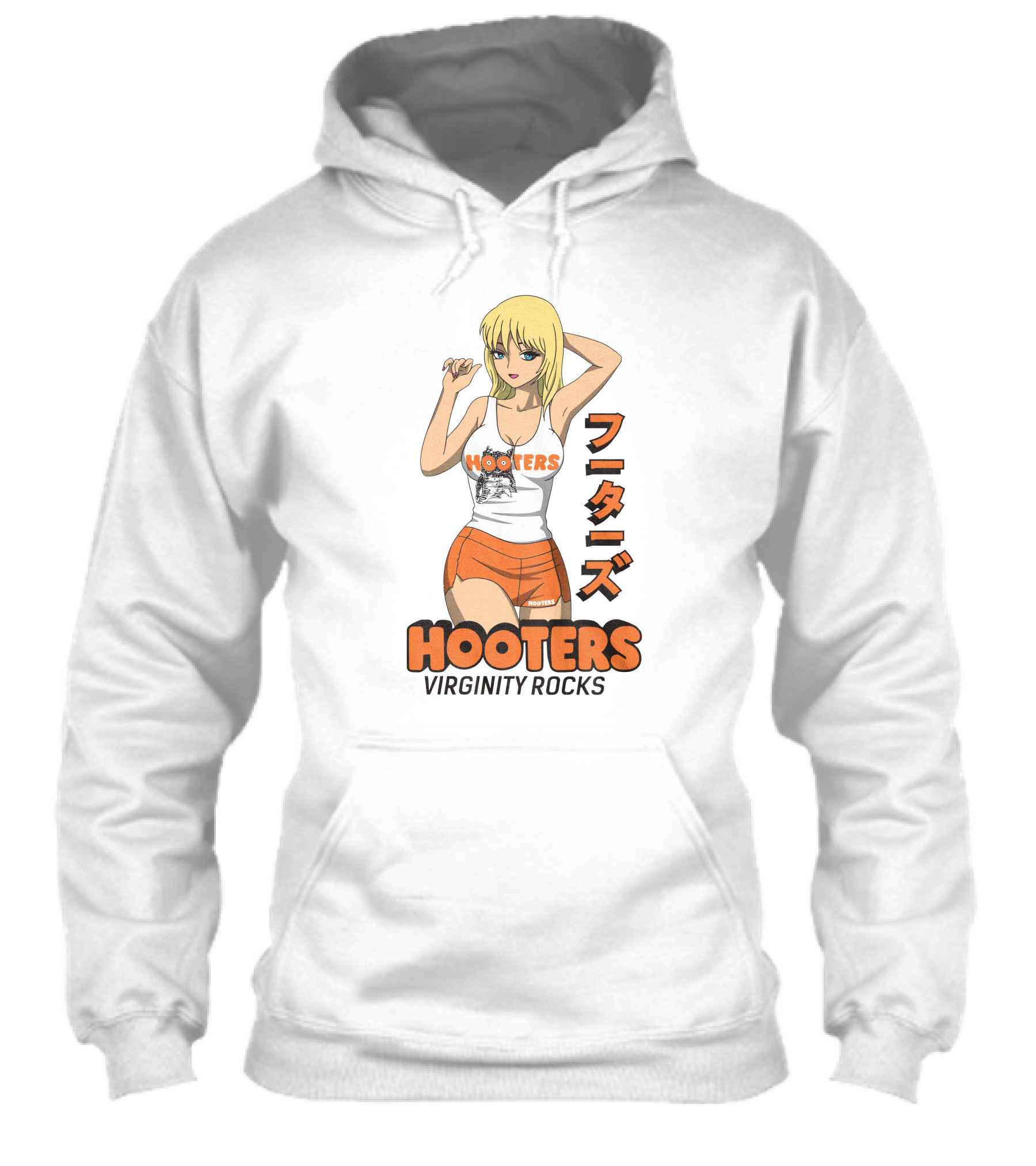 Hooters Anime Girl Virginity Rocks Danny Duncan Shirt