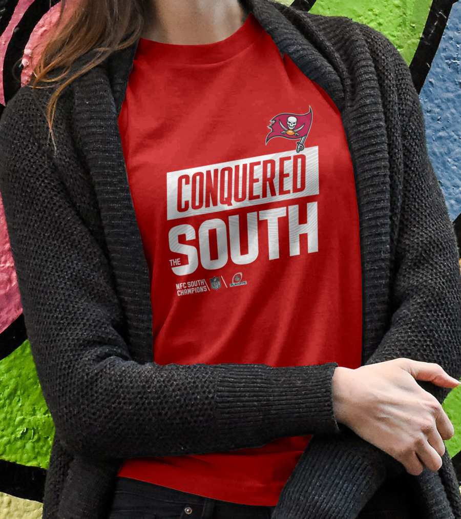 Tampa Bay Buccaneers Conquered South Nfl Playoffs Shirt Red Shirt