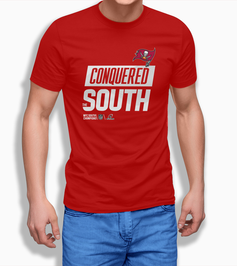 Tampa Bay Buccaneers Conquered South Nfl Playoffs Shirt Red Shirt