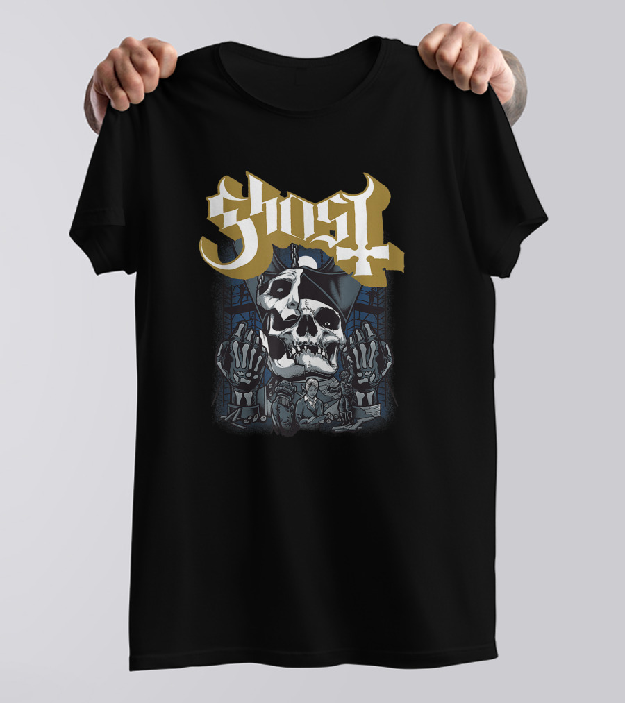Ghost Impera Chalice Skeleton Bishop Shirt