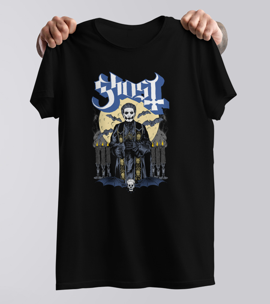 Ghost Impera Skull In Construction Scene Shirt