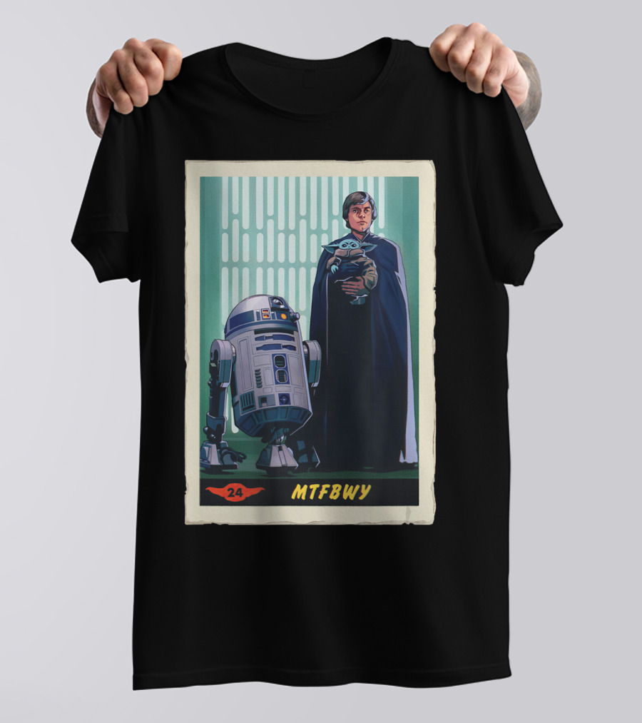 Star Wars The Mandalorian Dark Troopers Bounty Number 23 Trading Card Shirt
