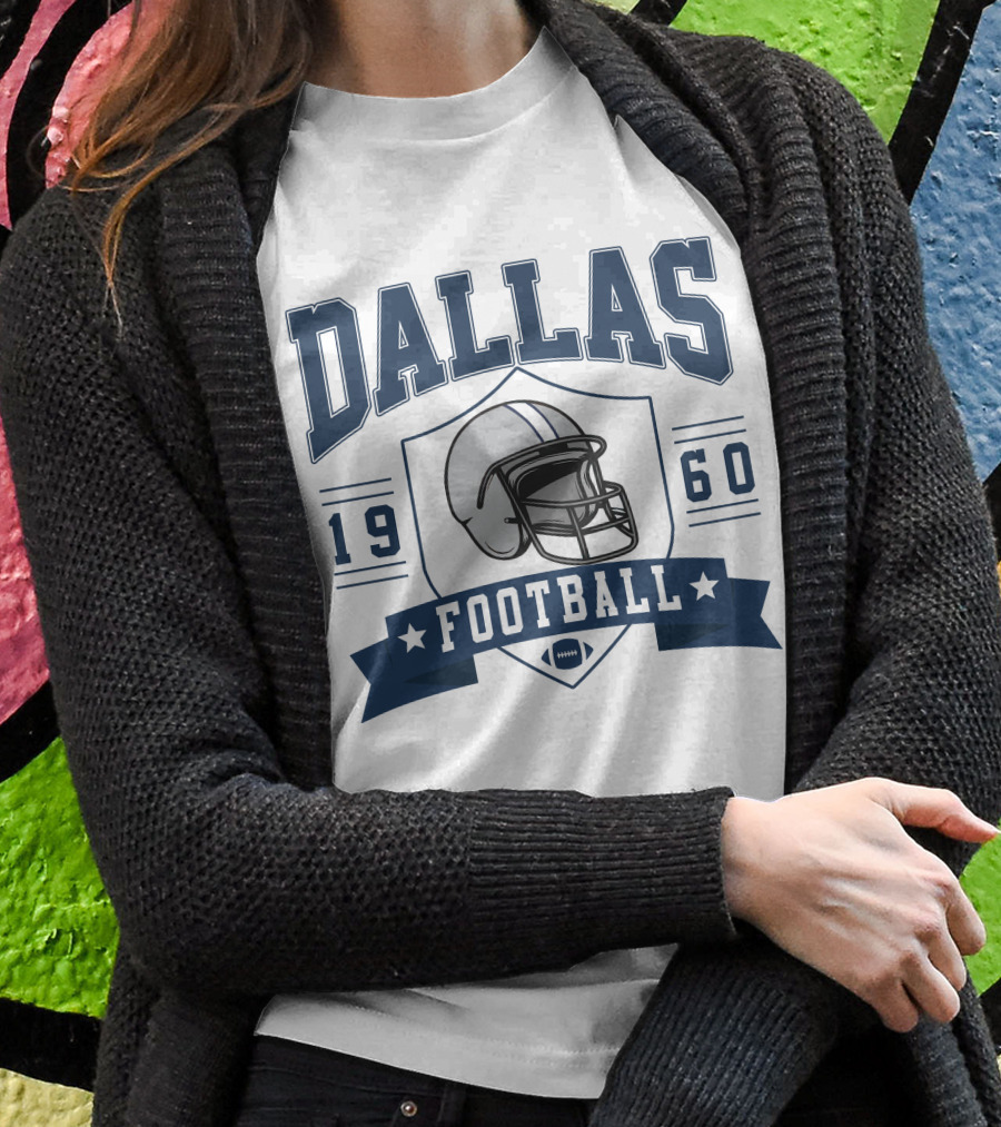 Dallas Football 1960 Helmet Shirt