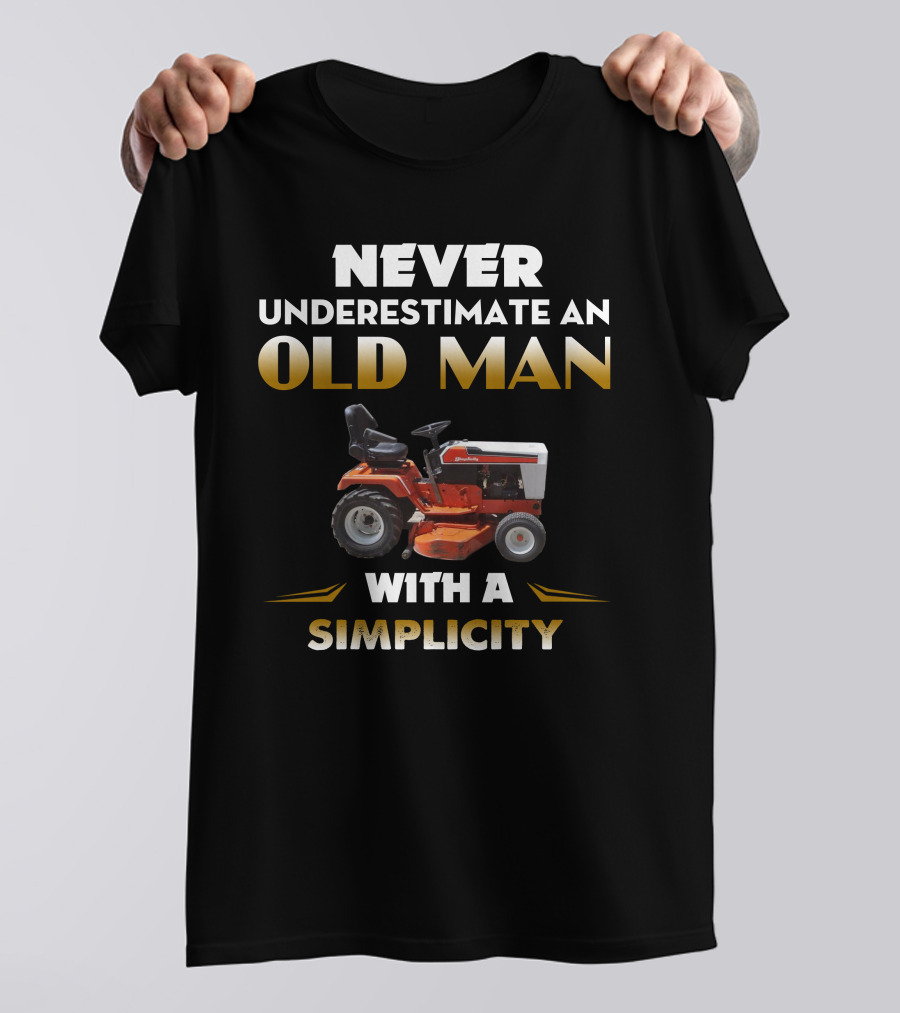 Never Underestimate An Old Man With A Grey Ferguson Shirt