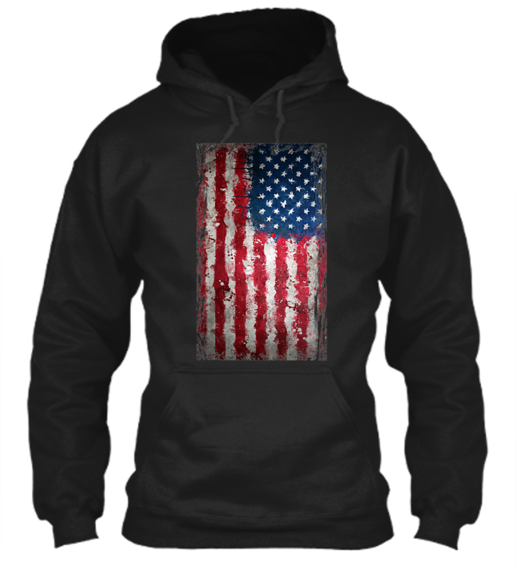 Try Stepping On This Flag Novelty Distressed American Flag Shirt
