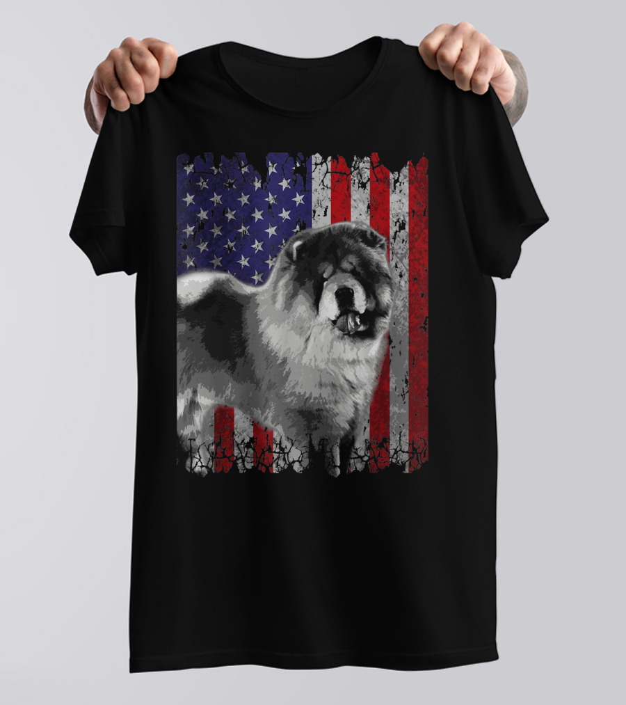Camo American Flag Green Monster Truck Shirt