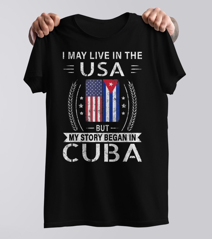 I May Live In The Usa American Brazilian Flag My Story Began In Brazil Shirt