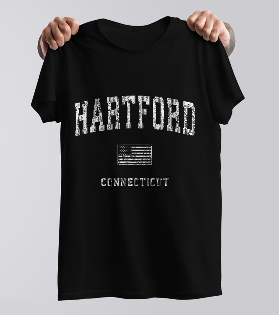Carson City Nevada Vintage American Flag Shirt