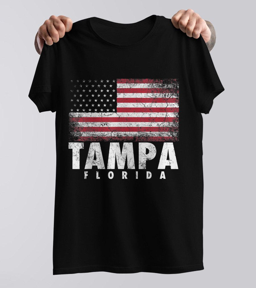 American Flag Sunflower Patriotic 4Th Of July Lover Shirt