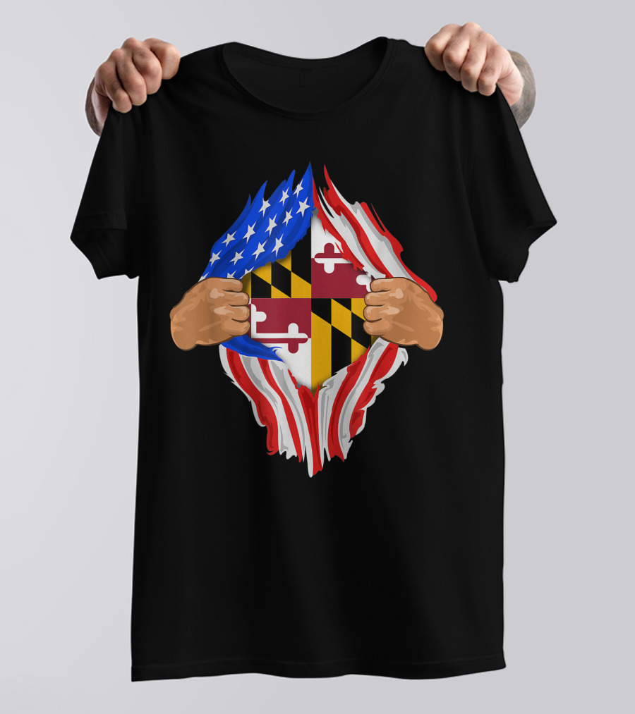 American Flag Golf Clubs And Balls Patriot Happy 4Th Of July Shirt