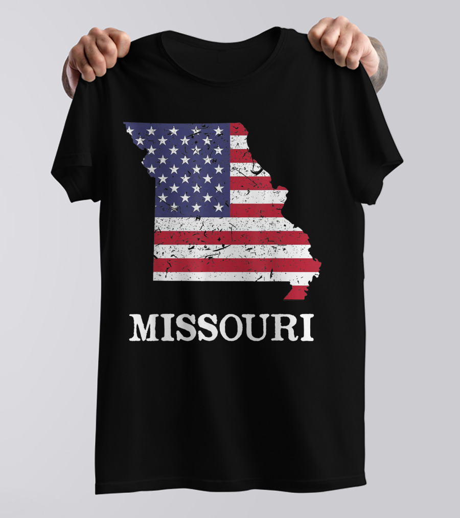 Distressed Thin Red Line American Flag Distressed American Flag With Red Line Shirt