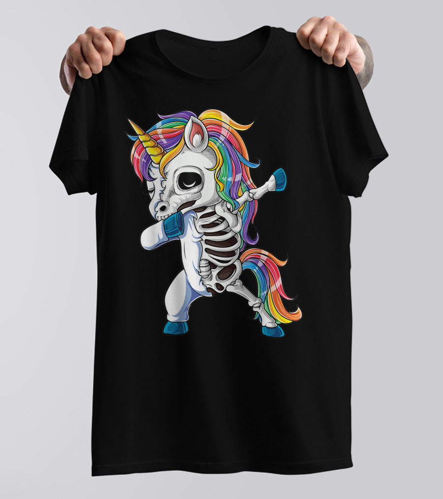 Flossing Dancing Skeleton Halloween Floss Shirt