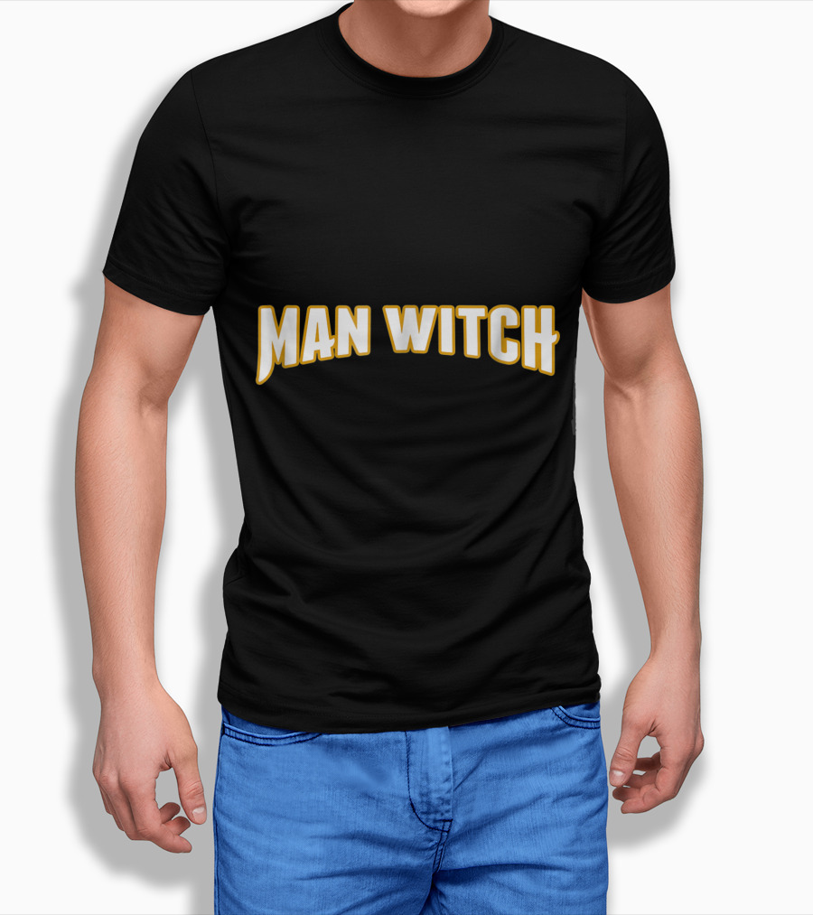 Man Witch Halloween Couples Costume Warlock Mens Witch Shirt