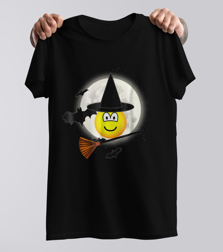 Basic Witch Halloween Witch Hat And Stars Shirt