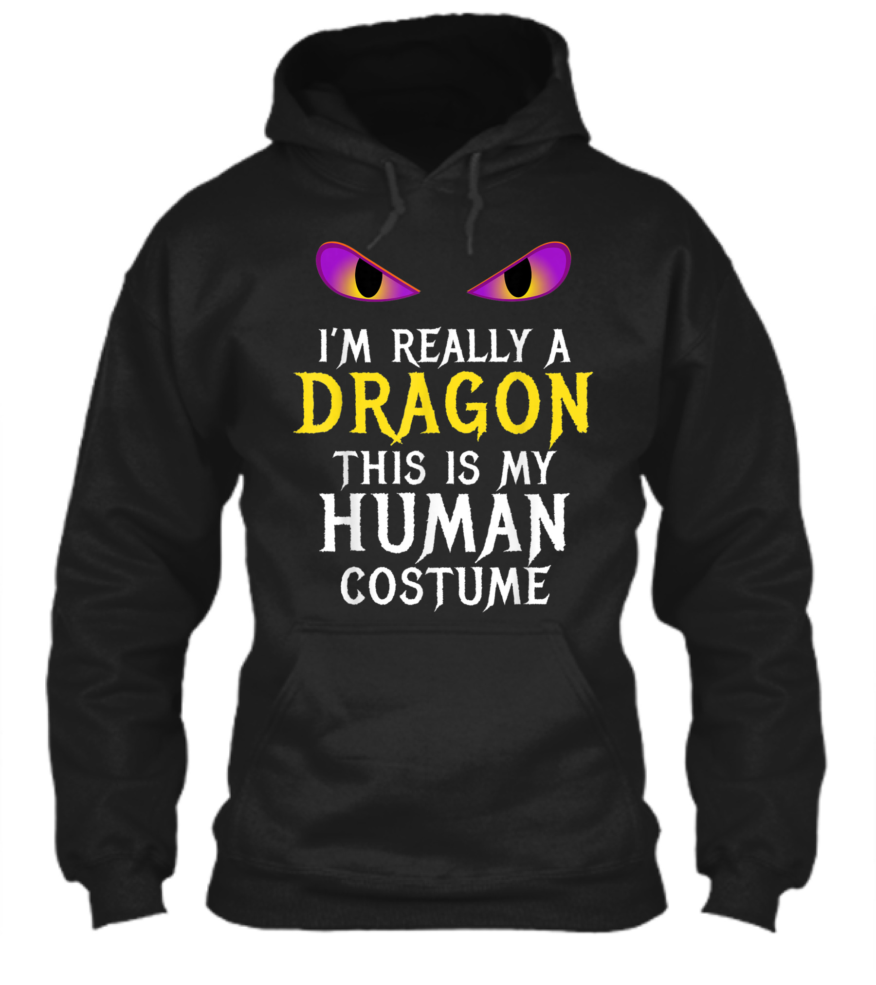 Im Really A Dragon This Is My Human Costume Purple Eyes Shirt