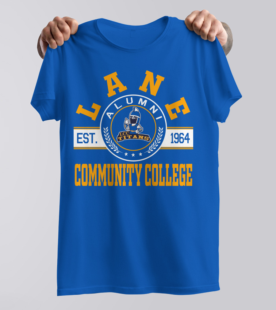 Lander College Alumni Est 1872 Blue And Yellow Shirt