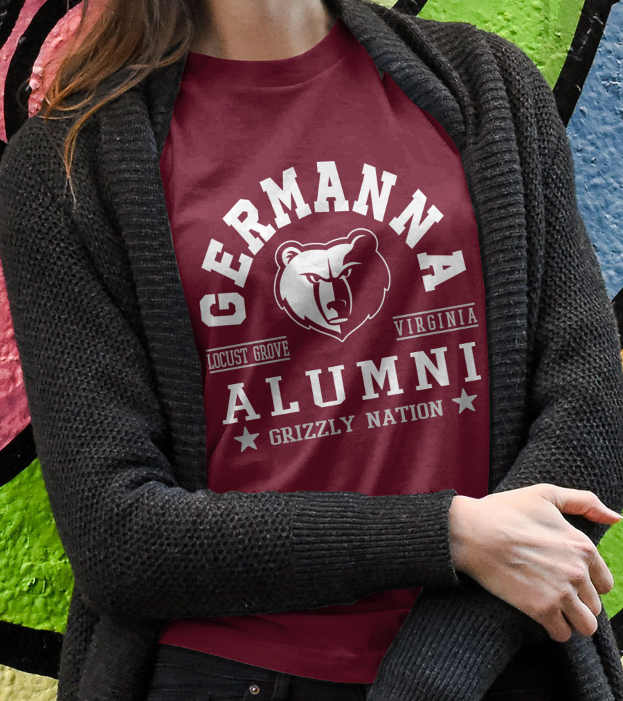 Germanna College Alumni Locust Grove Virginia Grizzly Nation Shirt