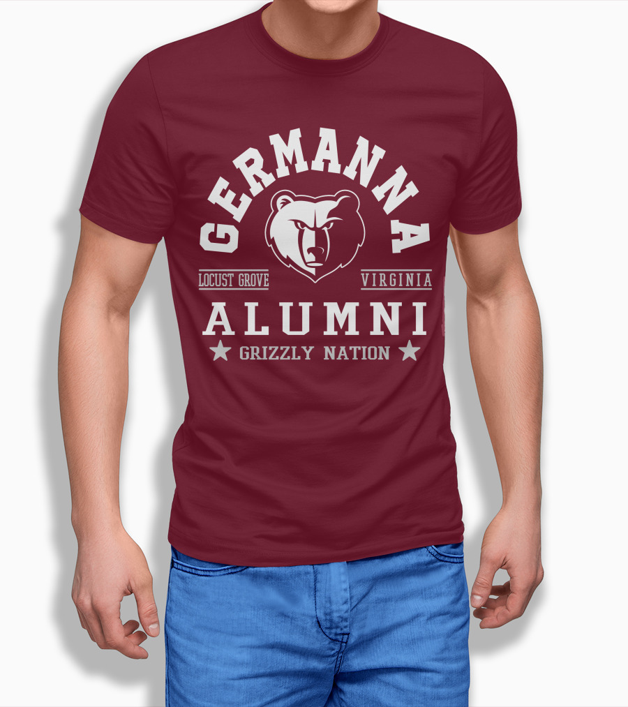 Germanna College Alumni Locust Grove Virginia Grizzly Nation Shirt