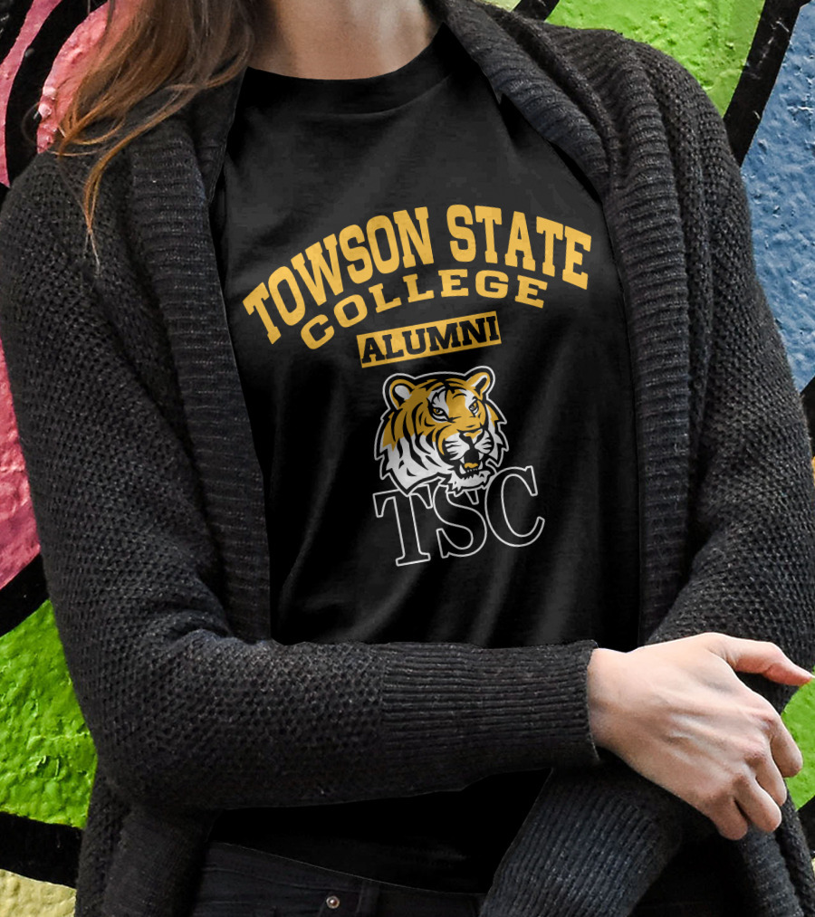 Towson State College Alumni Tsc Tiger Shirt