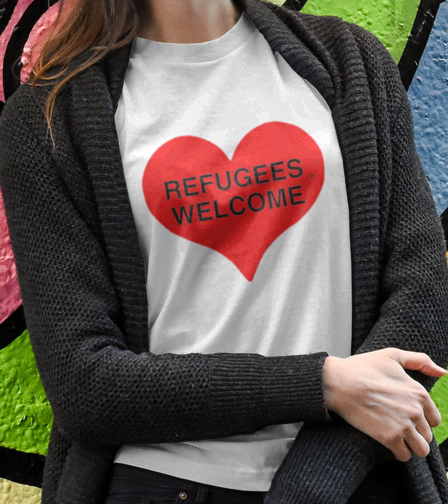 Refugees Welcome Heart Shirt