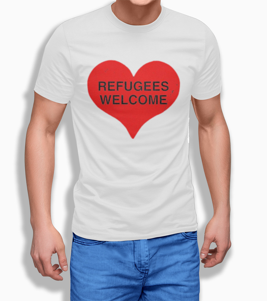 Refugees Welcome Heart Shirt
