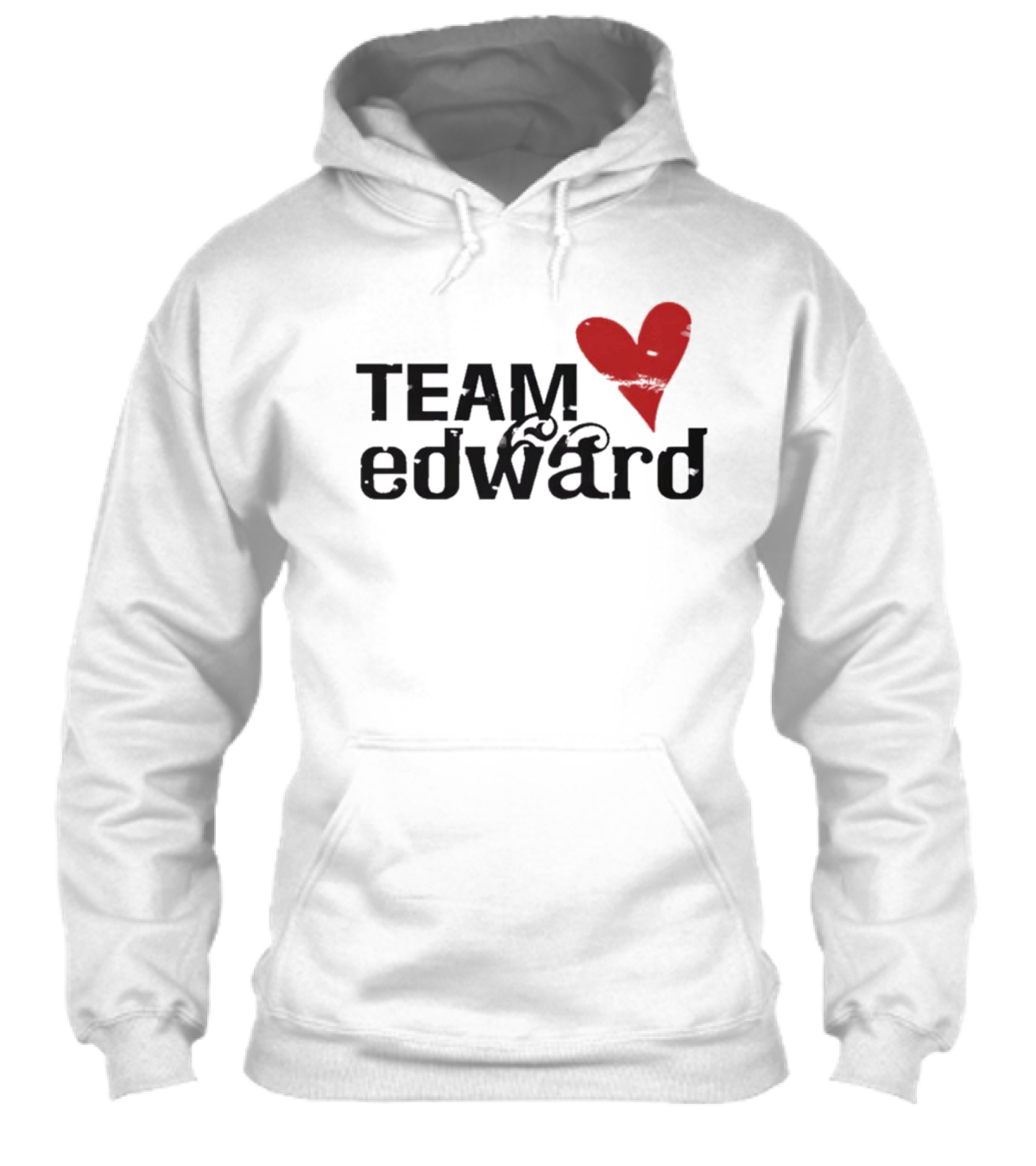 Team Edward Twilight Red Heart Fan Shirt