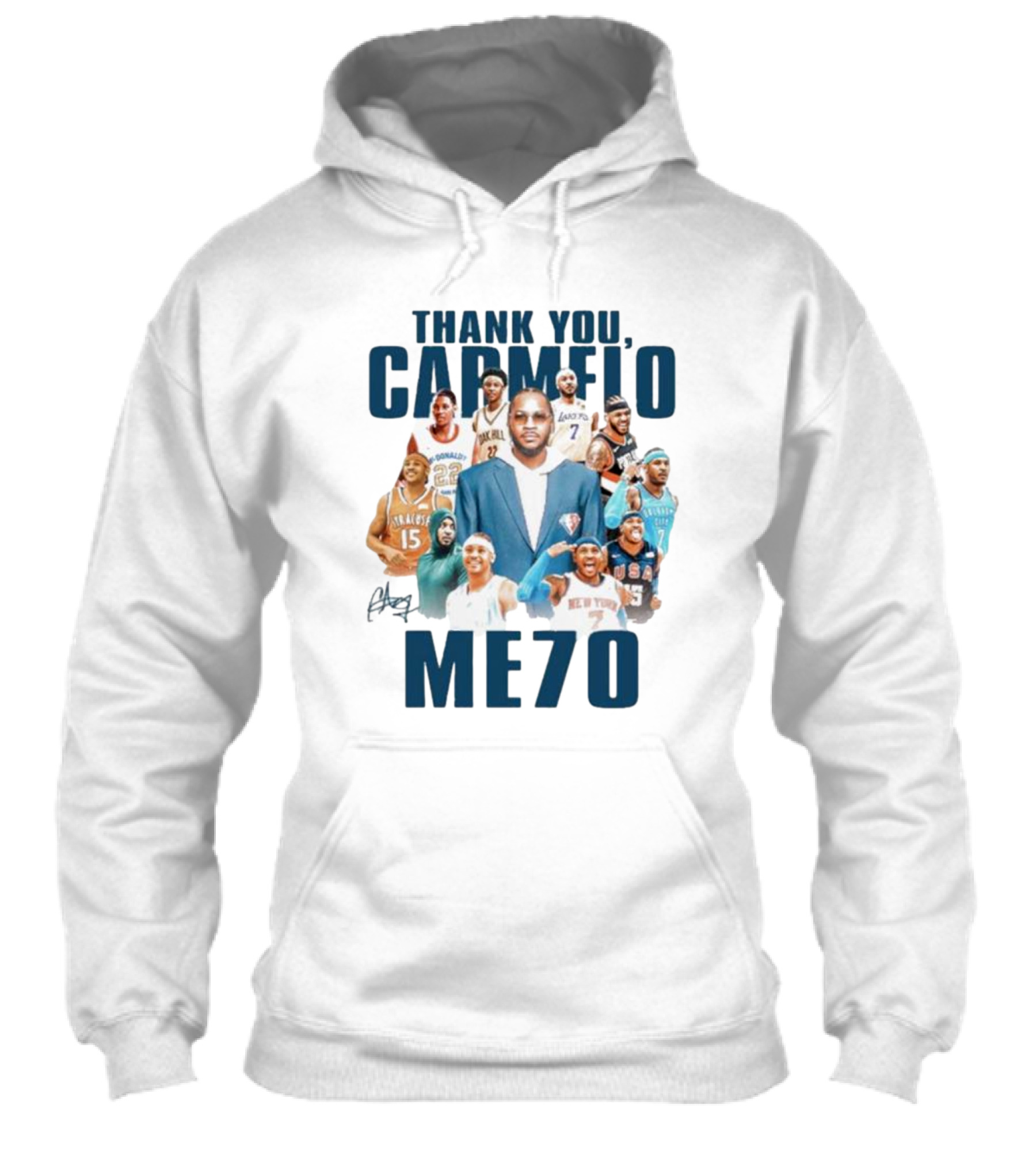 Thank You Carmelo Me70 Signature Basketball Journey Shirt