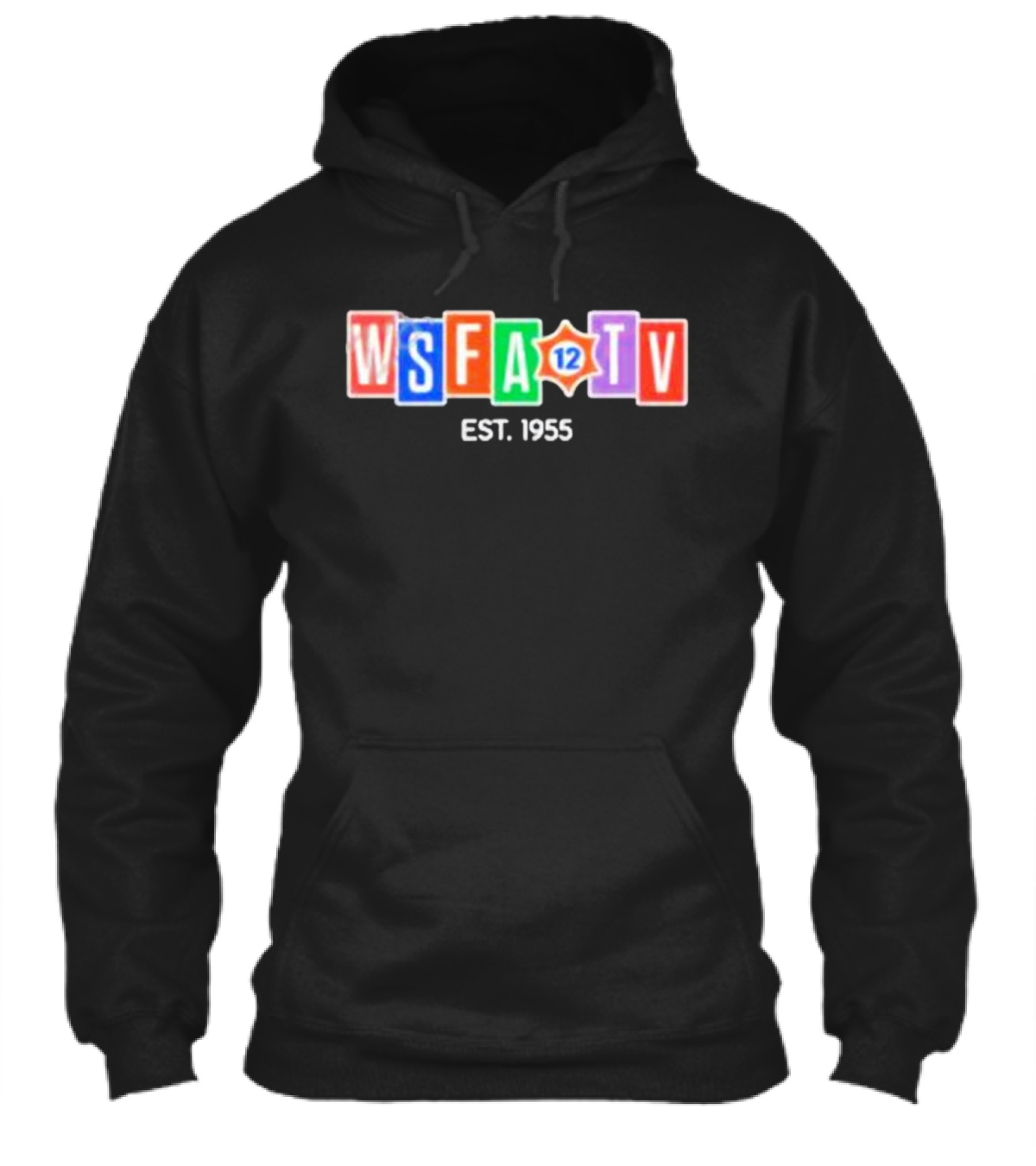 Wsfa 12 Tv Est 1955 Colorful Logo Blocks Shirt