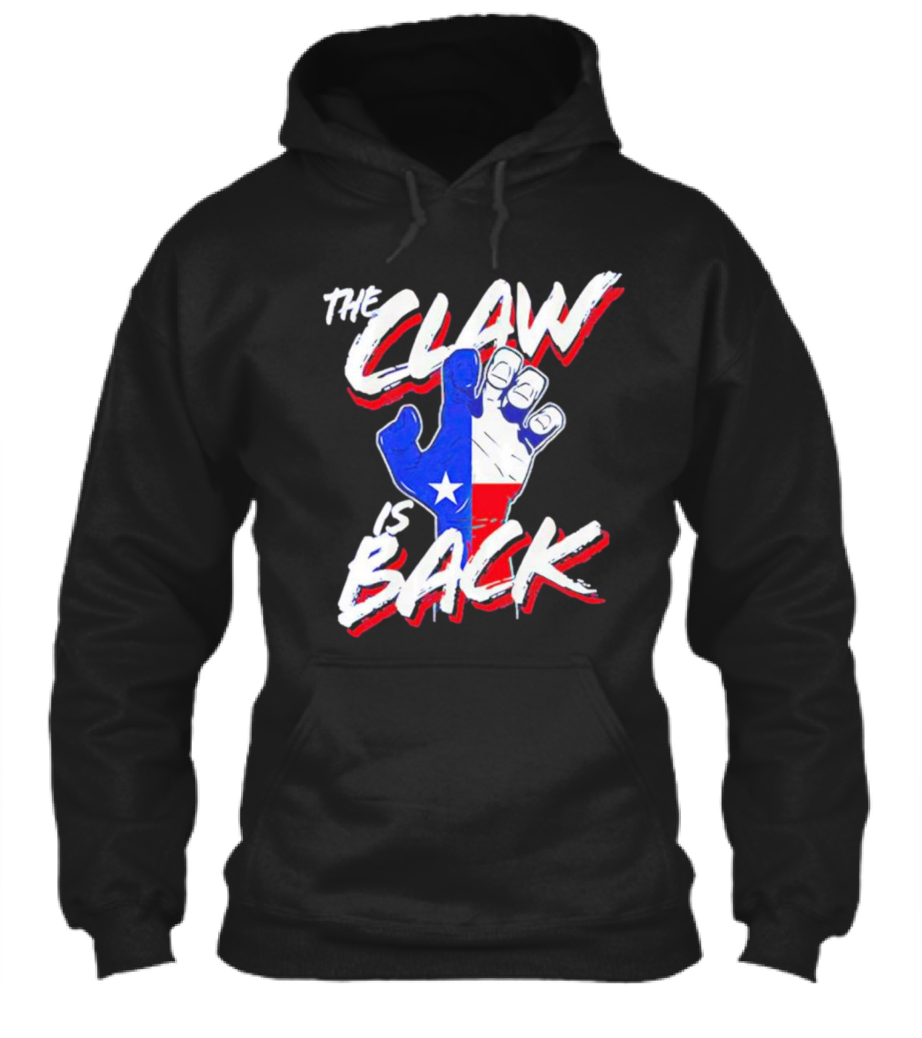 The Claw Is Back Texas Baseball Flag Fist Shirt