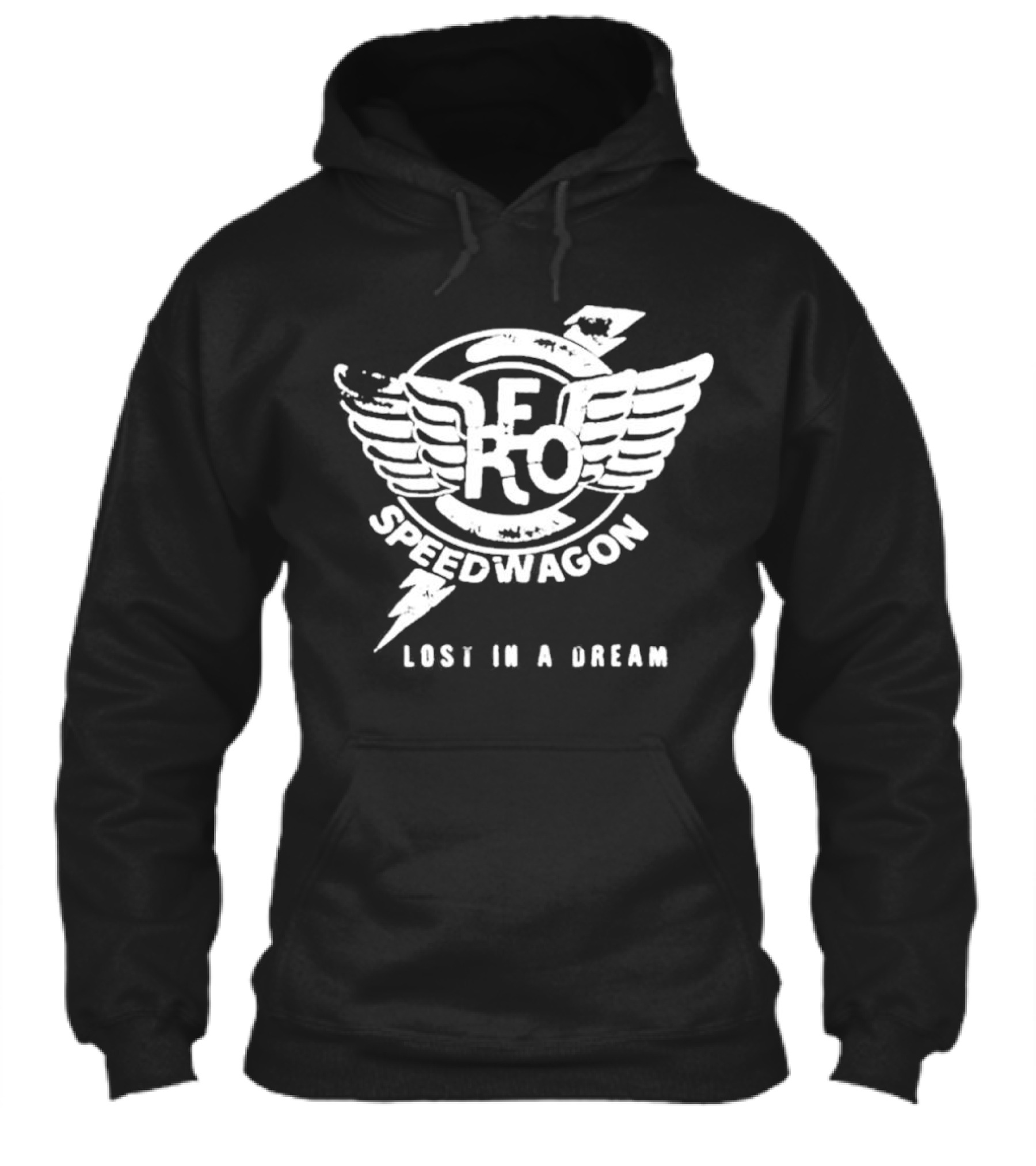 Reo Speedwagon Lost In A Dream Logo Wings And Lightning Bolt Shirt