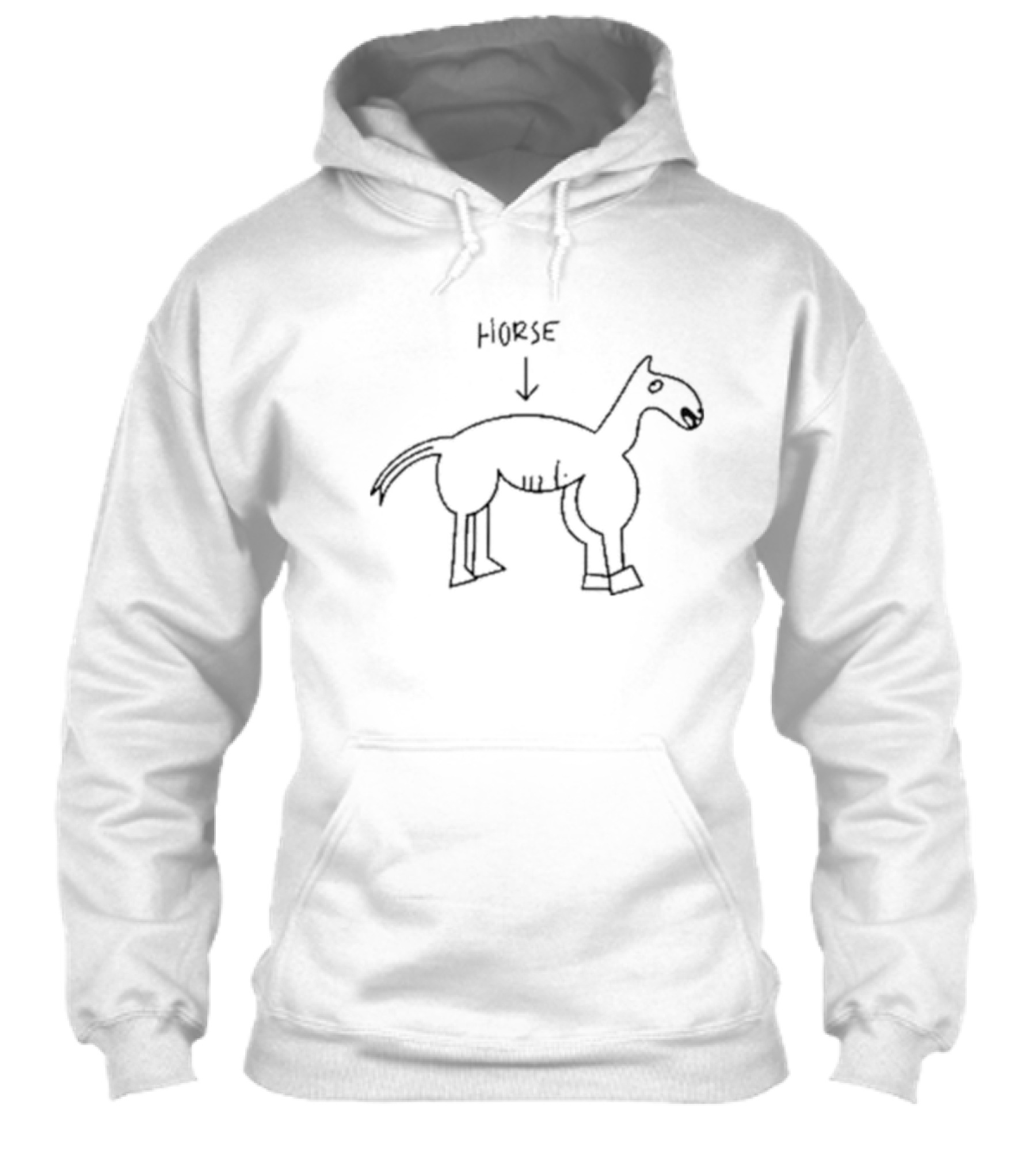 Jon Mackenzie Horse Drawing With Sketch Shirt