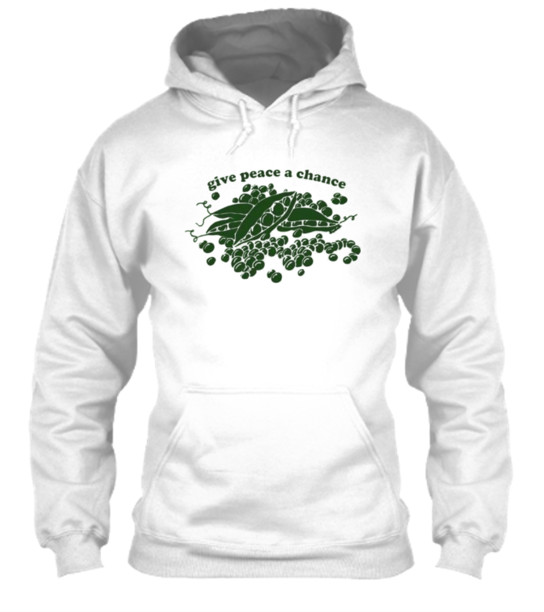 Give Peas A Chance Vintage Green Peaceful Peapod Shirt