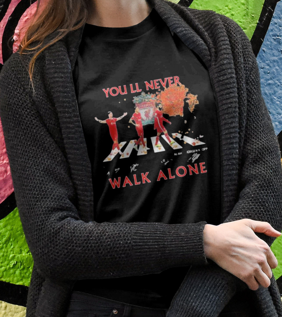 Liverpool Fc Youll Never Walk Alone Abbey Road Jurgen Klopp Shirt