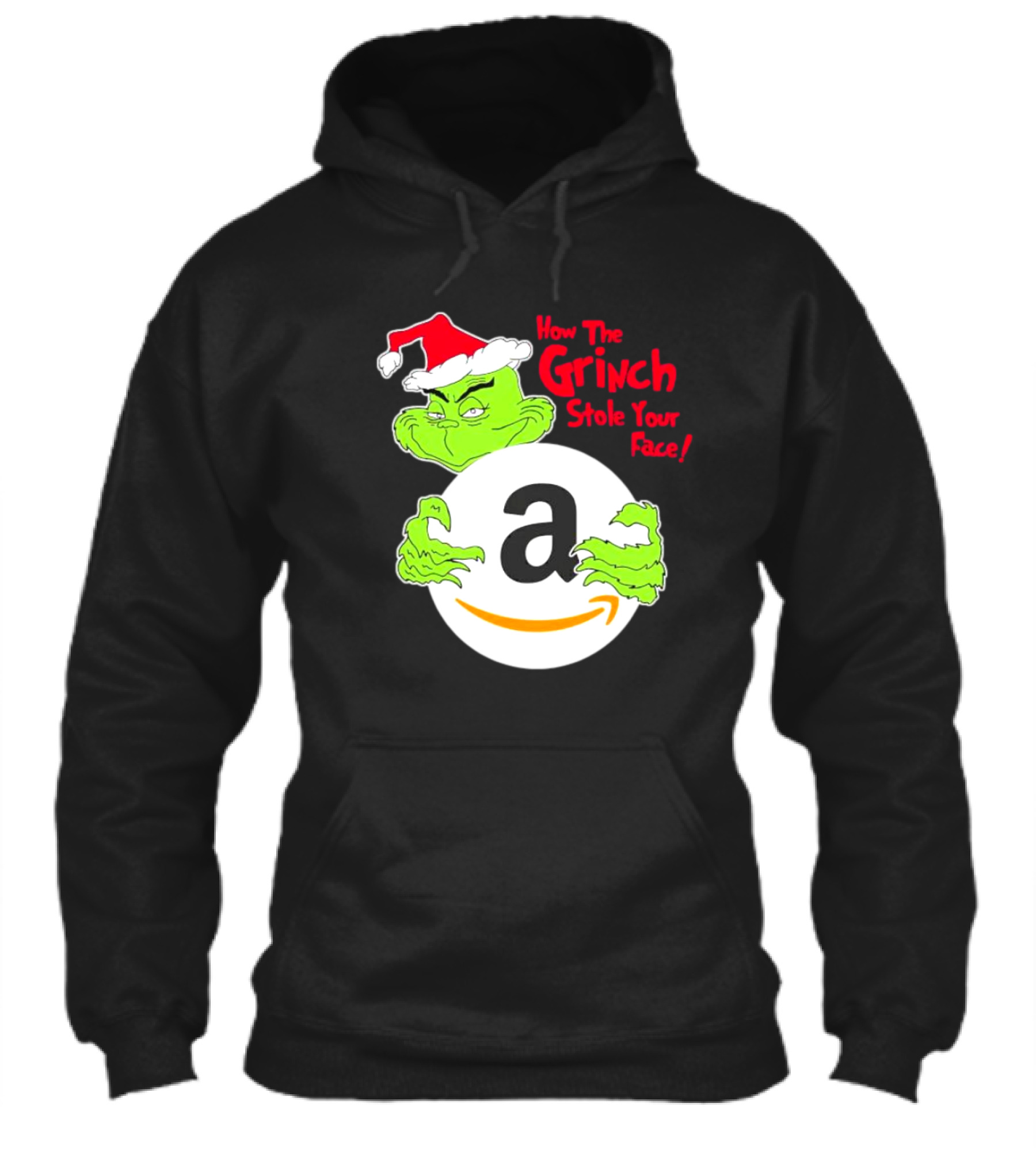 How The Grinch Stole Your Face Amazon Christmas Shirt