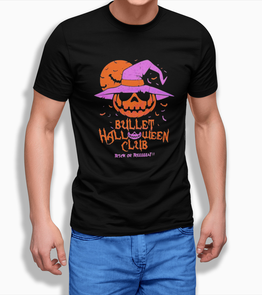 Bullet Halloween Club Trick Or Treeeeat Shirt