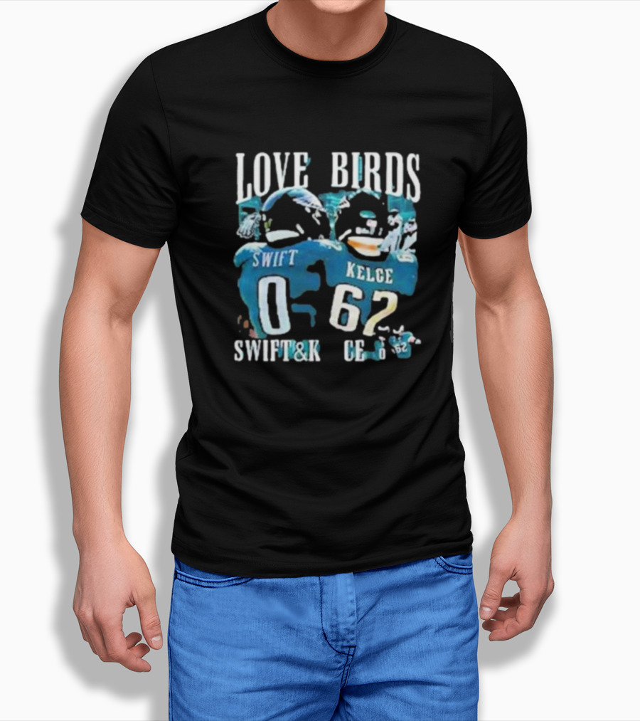 Philadelphia Eagles Love Birds Swift And Kelce Shirt