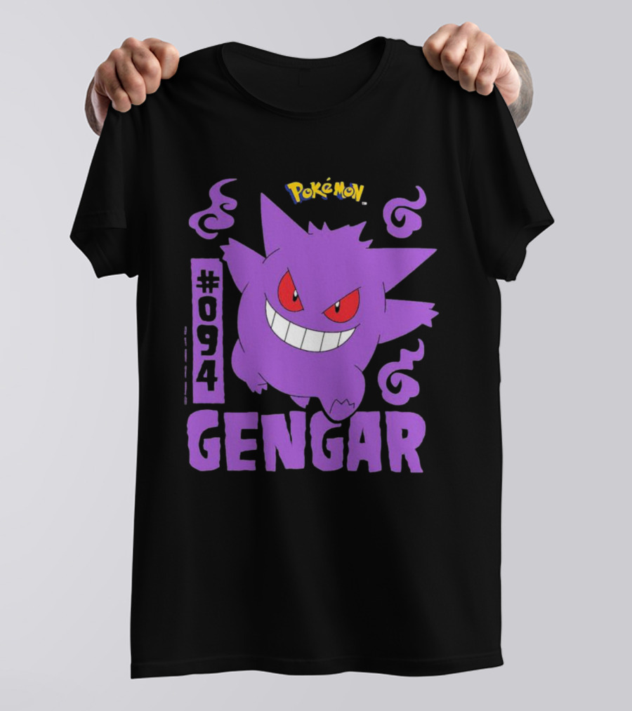 Gengar Nightmare Pokemon Purple Mischief Shirt